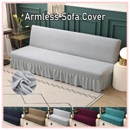 Sarung Sofa with Skirt Sofa Bed Cover Sofa Cover Protector Slipcover Seat Cover Suitable for Home Hotel Office