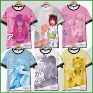 Oshi no Ko Anime Short Sleeve Cosplay Shirts - Hoshino Ai, Arima Kana, Kurokawa Akane Designs - Wome