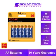 Kodak Alkaline Batteries KD-ALKL-AA(6)