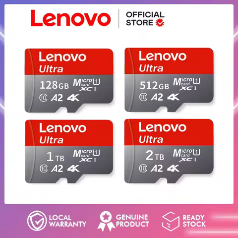 Lenovo SD Memory Card 2TB 1TB Class 10 High Speed Micro SD Card 1TB 512GB For Nintendo Switch PC Sma