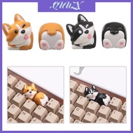 QUU Collectible 3D ESC ABS PVC Keycap Corgis Butt Keycap for Keyboards Builder