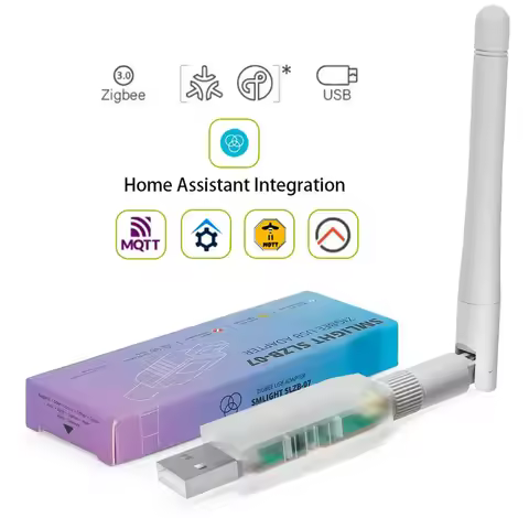 SMLIGHT SLZB-07/07p7/MG24/07p10 Zigbee 3.0 Smallest Thread/Matter USB Adapter Works With Zigbee2MQTT