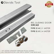 READY Rel Pintu Sliding Door Kamar Geser Dorong Sleding Orcad