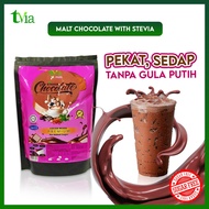 Chocolate Malt Drink by tvia 500gm | Sugar Free | 0 Calorie |