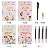 Mới Magic Writing Practice Book for Kids English Alphabet Tracing Book Toddler Early Education Learn
