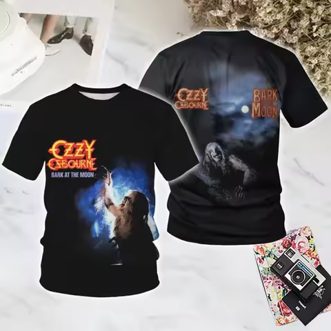 Rock Band OZZY OSBOURNE 3d Printing Tshirt Men Women Fashion T-shirt Hip Hop Tops Tees Kids T shirt 