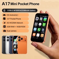 2026 New A17 MINI 3G Small Smart Mobile Phone Andriod 8.1 2GB RAM 16GB ROM Google Play WiFi Hotspot 