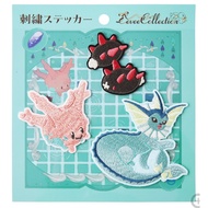 Pokémon Center Official Embroidered Sticker – Eevee Collection Vaporeon 💧✨
