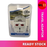 Universal Travel Adaptor Converter + USB Charger Socket Plug Multi Adpator 3232- 998