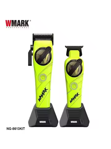 WMARK Hair Trimmer Electric Hair Clipper Cordless Haircut Adjustable Haircut Machine DLC Blade Hair 