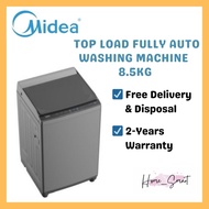 Midea 8.5kg Top Load Fully Auto Washing Machine (MA100W85G) - Free Delivery