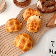 for Samsung Galaxy Buds 3 / Buds3 Pro 3D Cute Bread Cartoon Case Samsung Galaxy Buds Core / Buds FE 
