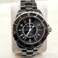 CHANEL黑色J12腕錶38MM/H0685