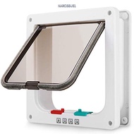 NARCISSUS13A0E Dog Cat 3 Sizes Small Pet Gate ABS 4 Way Security Lock