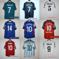 tshirt customized name and number ginebra jersey Vintage Jersey Football uniform AC Ronaldo Robben R