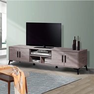 Lazio Sofa 6ft TV CABINET RACK / TV CONSOLE WITH 6 COMPARTMENT/ Kabinet TV 6 Kaki Modern Melamine /