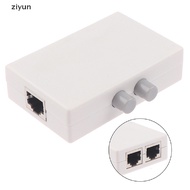 ziyun Mini 2 Port RJ45 RJ-45 Network Switch Ethernet Network Box Switcher 2 Way Port .