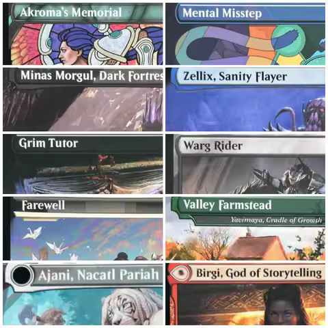 Holo Mental Misstep Ouroboroid Shadowspear Sheoldred, the Apocalypse Farewell High-Quality TCG Proxy