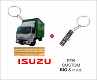 isuzu lorry ftr custom keychain 2d