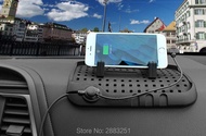 Multi-functional Car Navigation Mobile Phone Anti-Slip Mat USB Charger for Hyundai elantra ix35 solaris accent i30 Accessories