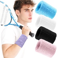 [FS] 1 Pc Sports Sweatbands Sweat-Absorbing Elastic Wristbands Compression Wrist Sleeve Wrap for Ten