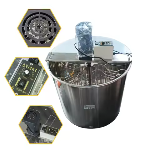WIN TOOL 2024 Best Radial Honey Extractor Electrical 2/4 /6/8/10/12/116/20/40 Frames Shake Extractio