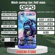 Oppo A91, A92, A93, A94, A95, A96, A98 4G Tempered Glass|5G New KK full screen, full screen protecto