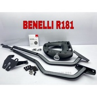 GIVI RACK BENELLI R18I MONORACK J WITH GIVI BOX B32 B32N B32NB B32N-ADV B33NM B32NB-ADV B27 B27N B27