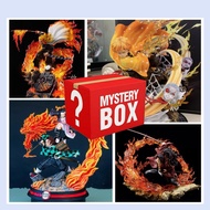 Surprise Unboxing Blind Box Demon Slayer Zenitsu Akaza Himejima Gyoumei Figure Home Decortation Perf