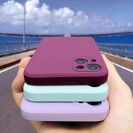 Square Liquid Silicone Case for IPhone 17 Air 16 16e Pro Max Luxury Solid Color Soft Covers