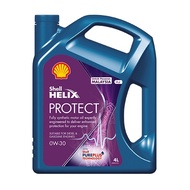 Shell Helix PROTECT Fully Synthetic 0W30 SN PLUS Engine Oil (4L) (PASARAN MALAYSIA)