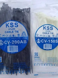 KSS Nylon Cable Tie CV-150SB/100B Cold resistant KSS Plastic Cable Tie Black and White UL