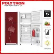 (KHUSUS BOGOR) POLYTRON BELLEZA KULKAS 2 PINTU PRM 21 BN