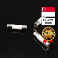 [SG FREE 🚚]10pcs/lot 8A Cylindrical Ceramic Fuse 5x20mm 250V Fast Blow 8 Amer F8AL250V