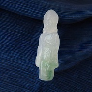 【屬狗屬豬本命佛】冰種飄綠翡翠阿彌陀佛 |天然緬甸玉翡翠 |送禮