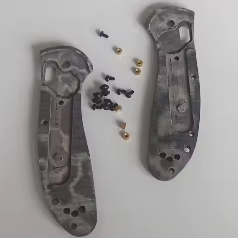 1 Pair Micarta Material Handle Scales for Benchmade Griptilian 551 Folding Knife