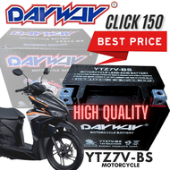 MOTORCYCLE BATTERY FOR  CLICK  150 DAYWAY HIGH QUALITY HIGH POWER BATTERY YTZ7V-BS