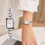 RELAX TIME 長方手鍊風格女錶 白 (RT-109-2-01)