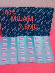 MILAM 7.5 MG MILAM 7.5MG 1 PAPAN 10 TABLETS 5 PAPAN 50 TABLETS 10 PAPAN 100 TABLETS...