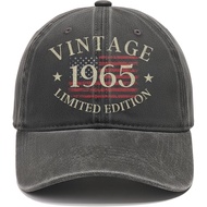 Vintage 1985 1965 Hat - 60th 40th Birthday Decorations for Women Men & Gifts, Funny Over The Hill Bi