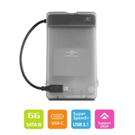 VANTEC 凡達克 2.5吋硬碟轉USB3.1 Gen2 Type-C外接盒/BK