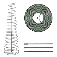 Spiral Plant Trellis Climbing Stretchable Tomato Supporter Cage Climbing Plant Stake Tower for Potted Plants Rose Orchid Lily Dahlia