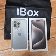 [RESMI] Apple iPhone 15 Pro Max 256GB 512GB 1TB second eks Garansi resmi ibox - 15 ProMax 256GB seco