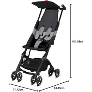 Gb Pockit Air All Terrain Compact Foldable Collapsible Travel Holiday Kids Children Ultra Compact Lightweight Stroller
