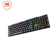 Power Master亞碩 KM-11 天蠍座 RGB茶軸機械鍵盤(黑色/有線/茶軸/RGB/中文/1年保固)