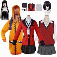 Anime Kakegurui Yumeko Jabami Kakegurui Twin Uniform Cosplay Costumes Halloween Girls Clothes Women 