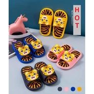S089+1- NEW Tiger motif eva slop sandals Tiger/