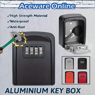PVC Security Storage Key Box 4 Digit Digital Wall Mouted Combination Key Safe Lock Box
