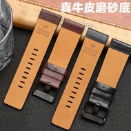 Strap Genuine Leather Watch Strap Suitable for Diesel Diesel DZ4323 1657 4343 Men Women Couple Bracelet Accessories 26mm