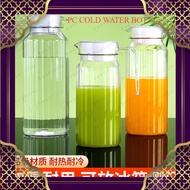 Transparent Water Bottle 1.5L Cold Drink with Lid | 1.5L Ice Drink Plastic PVC Water Bottle